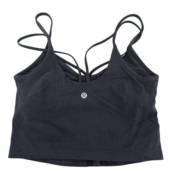 Lululemon Align Strappy Ribbed Tank Top Black Size 4 - Picture 4 of 7